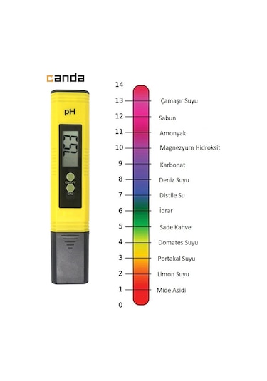 Zauss Dijital Ph Metre 0.01 Hassasiyet Su Sıvı Akvaryum Ph Ölçer