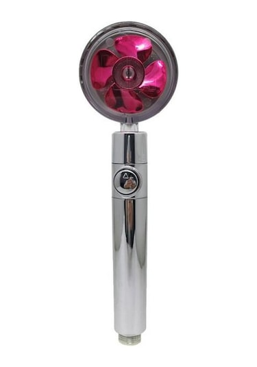 Kırmızı Turboşarjlı Duş Başlığı Filtresi Yağış Duş Başlığı Su Tasarrufu Yüksek Basınçlı Duş Başlığı Banyo Yüksek Basınçlı Duş Başlığı Kırmızı