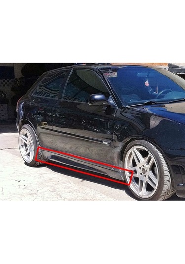 Audi A3 8l X Marşpiyel Takımı Sağ Sol Fiberglass Boyasız