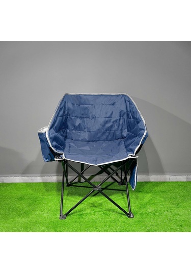 Argeus Balcony Comfort Katlanabilir Kamp Sandalyesi Lacivert