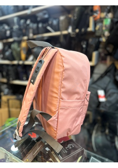 Bagslab Pembe Su Geçirmez Kumaş Sırt Çantası 1069 Pembe
