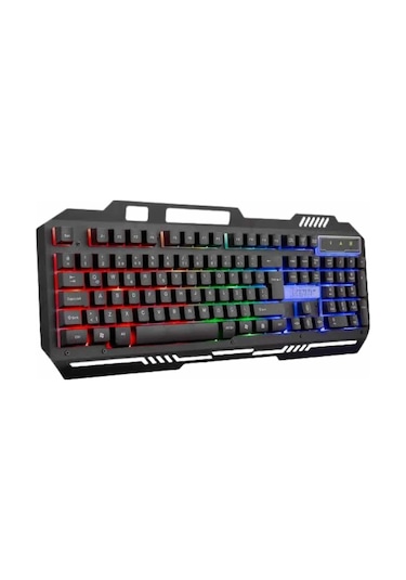 Işıklı Oyuncu Q Klavye Mouse Seti Siyah Gaming Oyuncu Klavye