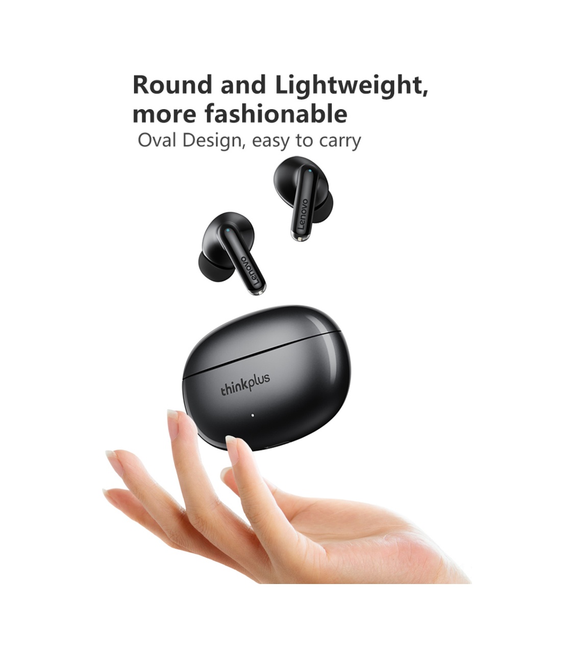 Leezsing Thinkplus Xt88 Bluetooth 5.3 Kulaklık: Gürültü Engelleme, Hıfı Ses, Dokunmatik Kontrol, Su Geçirmez Kablosuz Kulak İçi Kulaklık Siyah