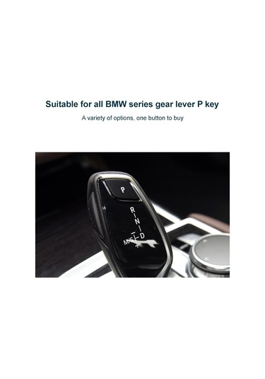 Araba Vites Kolu Oto Park Düğmesi Harf P Kap Bmw X5 X6 2007-2013, Sol Sürüş Siyah