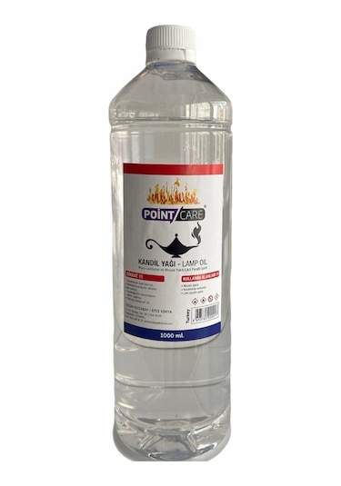 Şeffaf Kandil Yağı 1 Litre Kokusuz Dumansız Iç Mekan Gaz Lambası