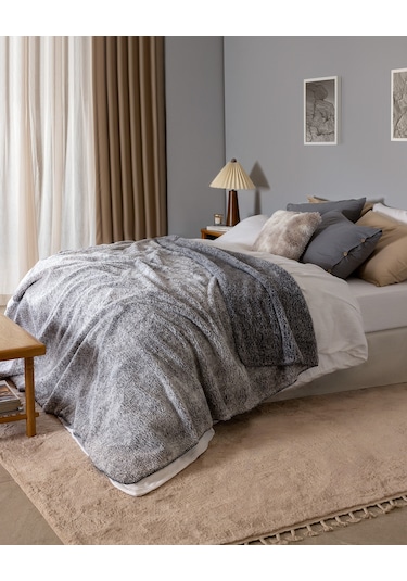 Nord Tek Kişilik Sherpa Battaniye - Gri Bat0000000088