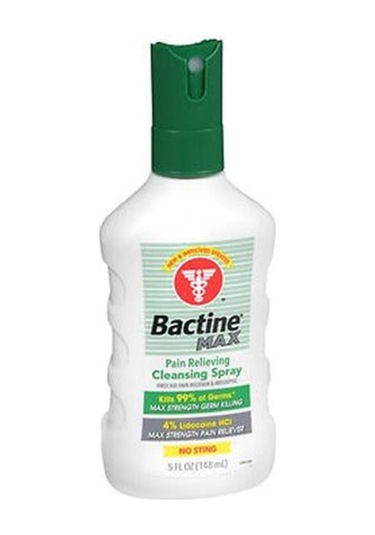 Bactine Max - Anestezik Ve Antiseptik Sprey Solüsyon - 5 Oz Sprey Şişe