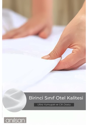 Saten Beyaz Çarşaf Ve Yastık Kılıfı Seti 83 Tel - Tek Ve Çift Kişilik Seçenekleriyle Beyaz