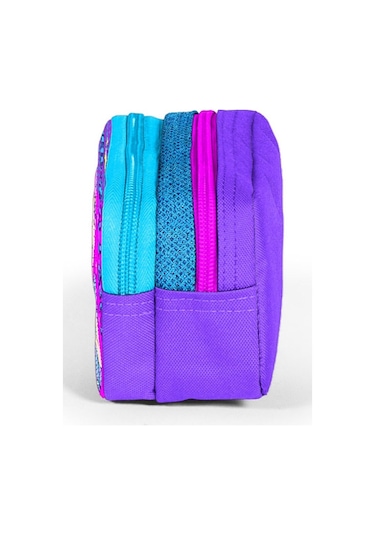 Coral High İki Bölmeli Kız Çocuk Lavanta K-pop Kalem Çantası Kalemlik