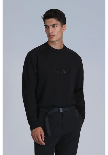 Lufian Luther Erkek Sweatshirt Siyah 001