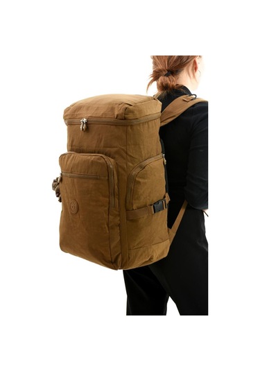 Unisex Dağcı Çantası Kamp Çantası Seyahat Çantası Hafif Klinkır Kumaş Outdoor Çanta 50 30 Cm Kahverengi