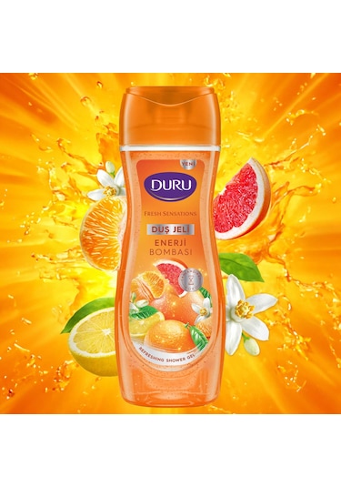 Duru Fresh Sensations Enerji Bombası Duş Jeli 6 x 450 ML