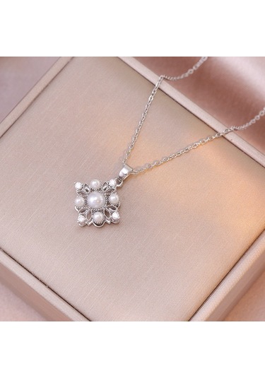 Bayan Kolye: Moda Estetiği Titanyum Çelik Kolye No.286 Çok REnkli