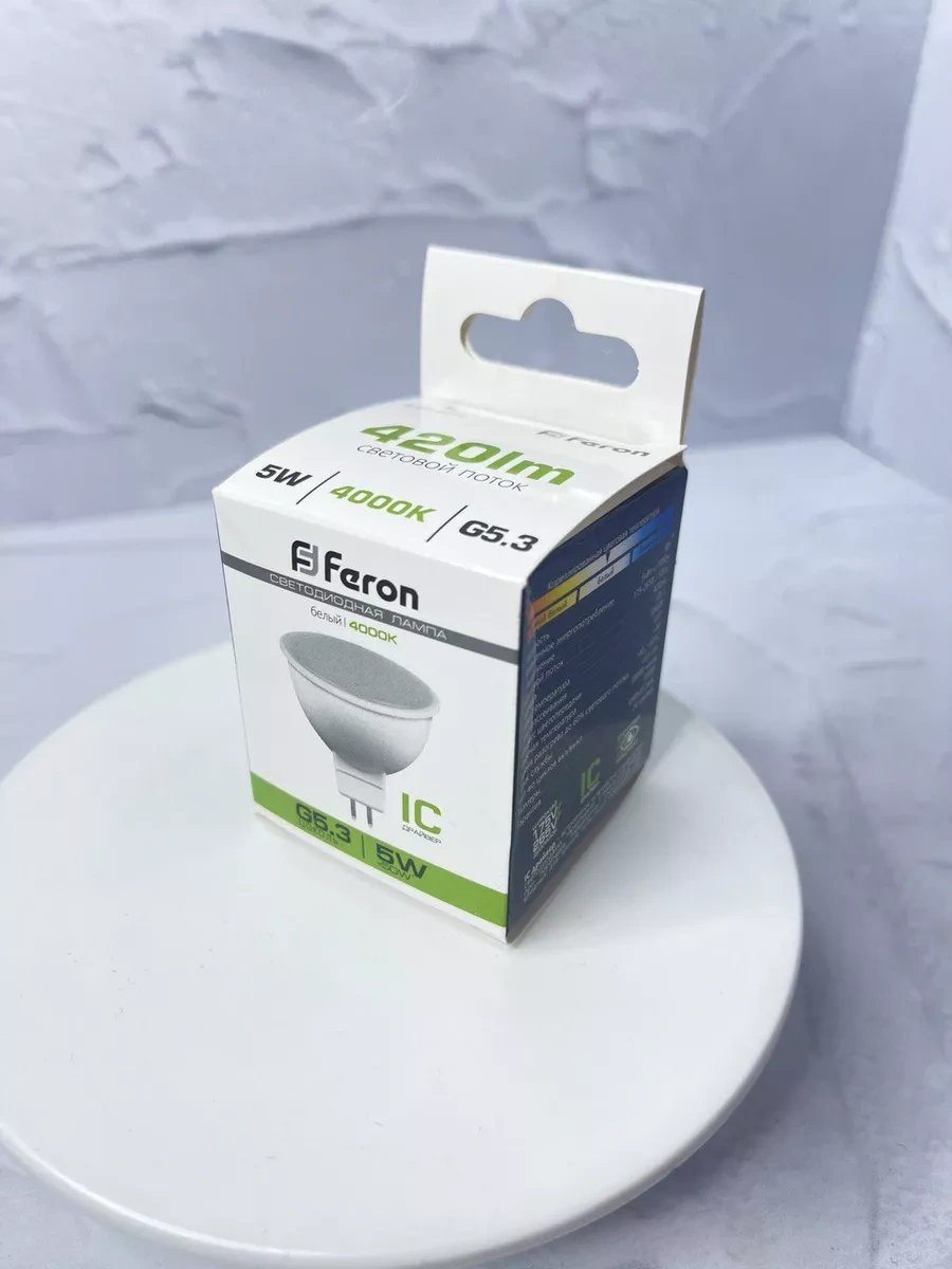 Feron Gu5.3 Mr16 Led Ampul 5w 4000k 5 Adet 181360606