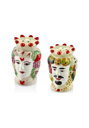 Tropie Kadın Erkek Dekoratif Tuzluk Ve Karabiberlik 8 CM