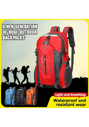 Hiking Backpack 40l Waterproof Lightweight Outdoor Hiking Trekking Daypack Travel Backpack For Men Women