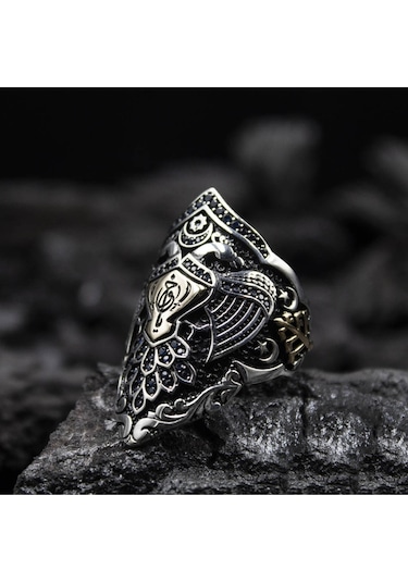 Islam Usta Tasarımı Kemankeş Gümüş Erkek Yüzük