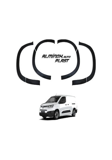 Toyota Proace City 2019 Ve Sonrası Çamurluk Dodik Set 8 Parça Abs