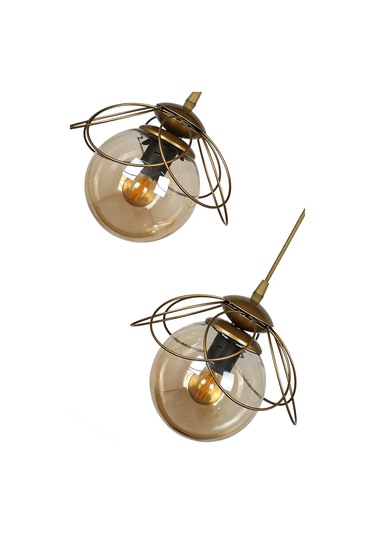 Begüsa Alaca 2 Li Avize Eskitme Bal Cam Eskitme - Bal