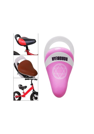 Homyl Çocuk Bisiklet Sele Kaymaz Koltuğu Bisiklete Binme Açık Pembe