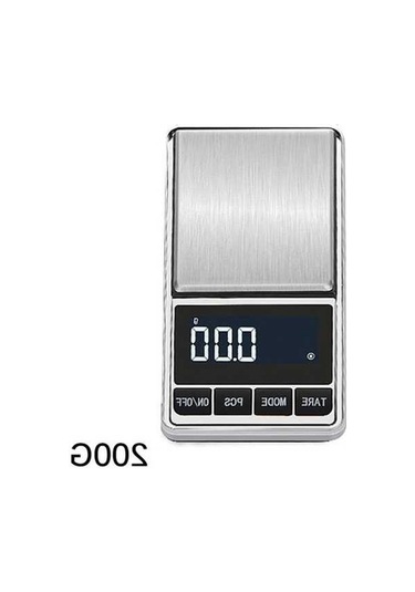 Dancemonkey Dijital Mini Terazi 200g 0.01g Lcd Arkadan Aydınlatmalı Ekranlı Cep Elektrikli Ağırlık Gram, Dara Fonksiyonu Gümüş, Küçük Ve Akıllı Gümüş