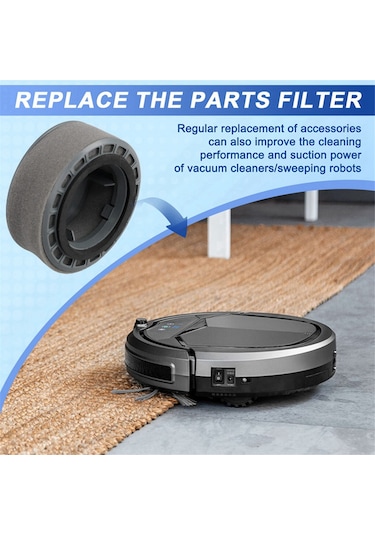 Vıomı A9 Kablosuz Elektrikli Süpürge Filtreleri İçin Filtre Pamuk Takımı