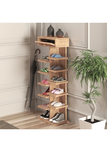 Mbes Mobilya Atlantik Çam Ayakkabılık Atlantik - Çam