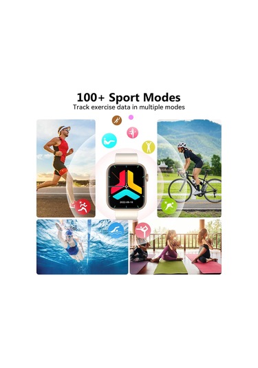 Jeemson 1.85" Ekran Ip67 Su Geçirmez Akıllı Saat (İthalatçı Garantili)