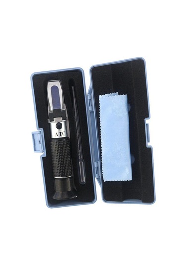 Taşınabilir Alkol Dedektörü Refraktometre 0-80% V/v Likör Alkol İçeriği Ölçer Test Cihazı