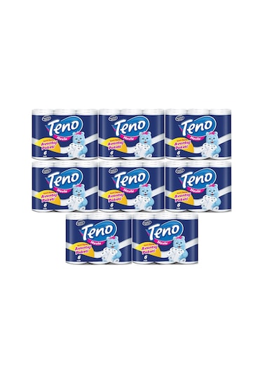 Teno Ultra Kağıt Havlu Çift Katlı 48 Li Paket (8PK*6) (Avantaj Pk