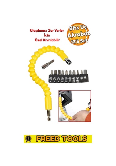 Esnek Matkap Ucu Şaft Uzatma Aparatı Bits Bükülebilir Akrobat Tor