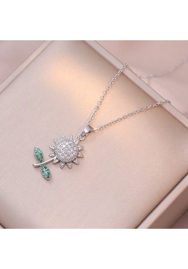 Bayan Kolye: Moda Estetiği Titanyum Çelik Kolye No.133 Çok REnkli