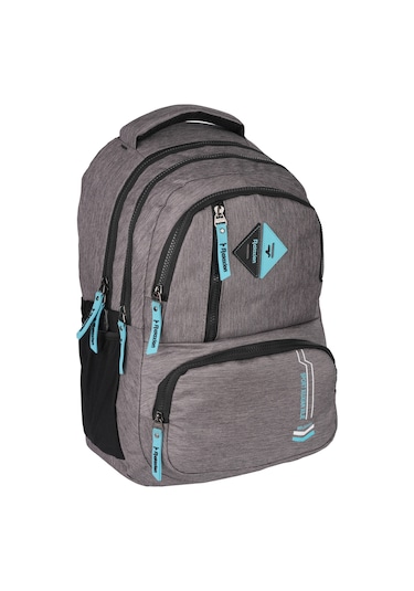 Relaxion Su Geçirmez Çok Gözlü Sırt Çantası Gri 2055 Gri