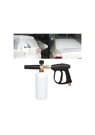 Sones Yüksek Basınçlı Araba Yıkama Köpük Tabancası Sabun Köpürtücü Jeneratör Su Püskürtme Tabancası, Dış Tel: 22 X 1,5, İç Delik: 14