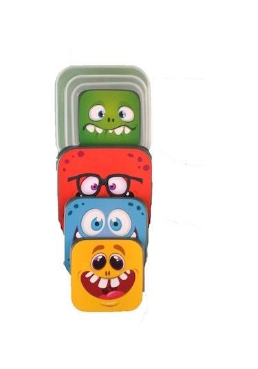 River World 1 Adet Üstüste Kilitlenebilen Saklama Kabı Kavanozu