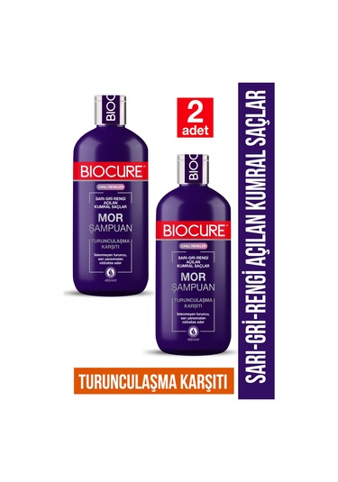 Biocure Turunculaşma Karşıtı Mor Şampuan 2 x 400 ML