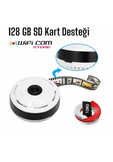 360 Görüşlü Smart Wifi Kamera