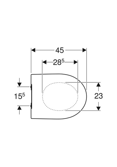 Geberit İcon Slim Klozet Kapağı Yavaş Kapanır