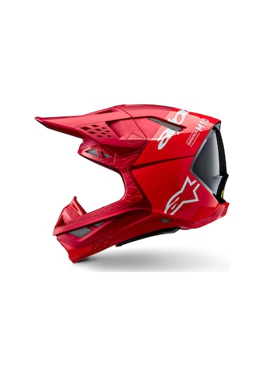 Alpinestars Sm10 Flood Off-Road Motosiklet Kaskı Kırmızı