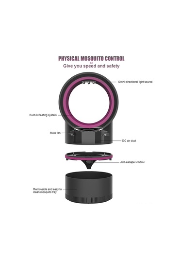 Shineyee Ev İçin Usb Led Isırtıcı Öldürücü Lambası - Ultra Sessiz 360 Uv Işık Ve Sivri Akış Teknolojisi İle Akıllı Toplayıcı - Yıldız Gökyüzü Beyaz