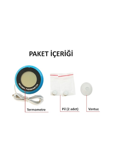 Aek-Tech Mini Dijital Prob Termometre 5m