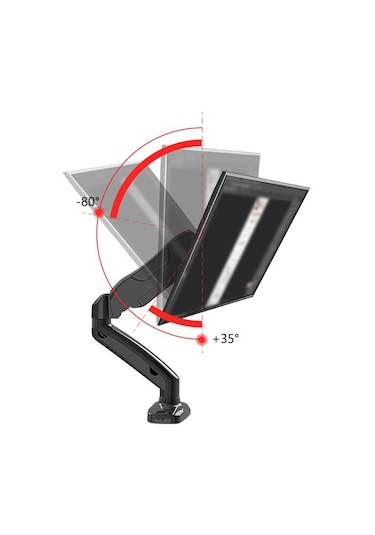 Kaloc Klc-V8 17"-30" Amortisörlü Monitör Masa Tutucu Kol Stand