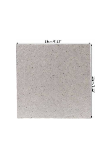 Mikrodalga Fırın Yansıtıcı Mika Levha Plaka Amyant - 13x13cm