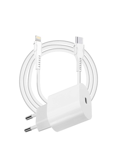 Tonex 25w Pd Type-c To Lightning Kablolu Şarj Aleti Beyaz