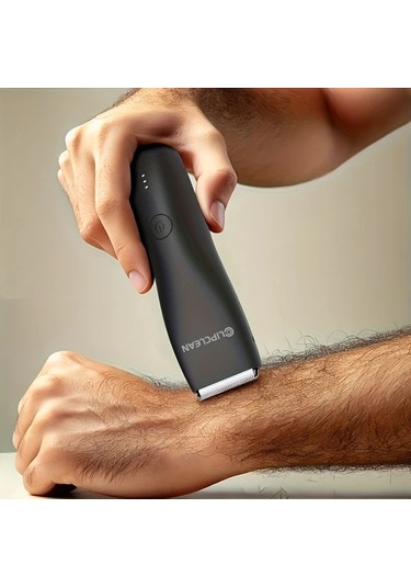 Dashanshop Cdh002jp Black Clıpclean Erkek Dual Baslikli Kasik Ve Vucut Trimmeri Skinsafe Teknolojili Islak Kuru Usb Sarjli Led Aydinlatmali Hassas Bolgeler Icin