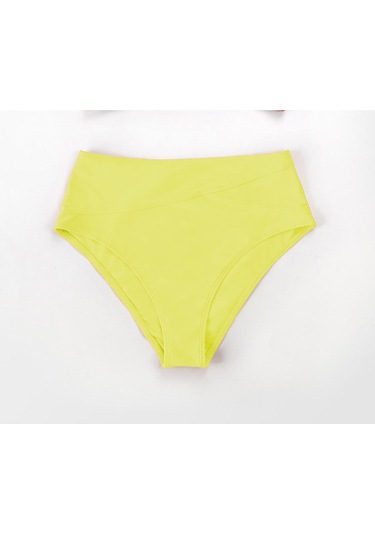 Angelsin Yüksek Bel Bikini Altı Sarı