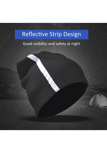 Geeroyoo Kış Polar Fleece Isı Sağlayan Bisiklet Turizm Kayak Yüz Korumalı Yaka Bandı Reflektörlü Turuncu Portakal