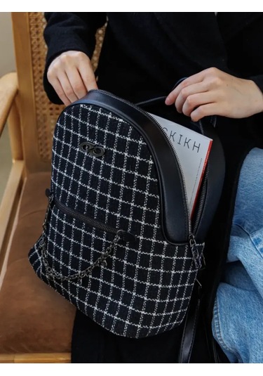 Kari Şehir A5 Deri Sırt Çantası 463477531 Siyah