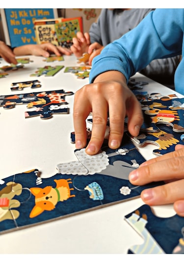 Doerkids Kediler Ve Köpekler 2'Li Puzzle 2 X 24 Parça