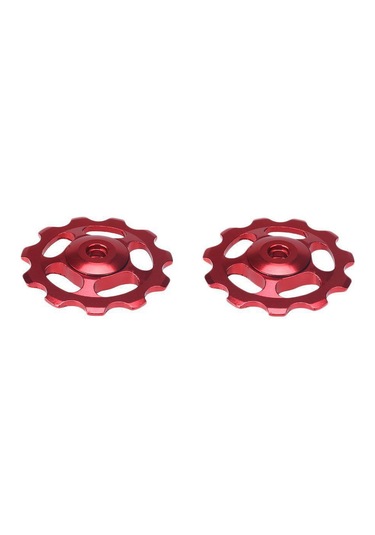 Reedark Alüminyum Cnc Bisiklet Arka Vites Güdüm Tekerleği 11t, Seramik Yatak, Aşınma Dayanıklı, Kırmızı Tek Adet